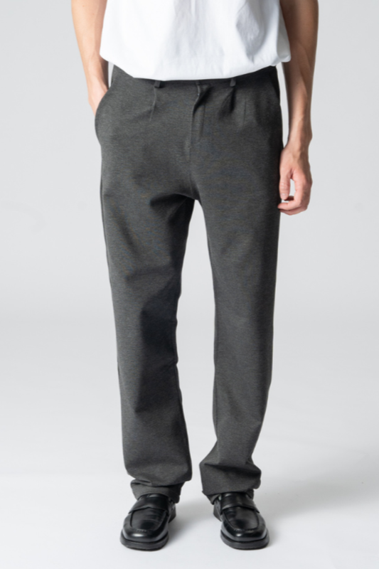 Rodulfo - Pantaloni Wide Performance Uomo Grigio Melange