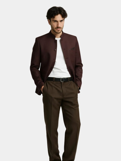 Teresio - Giacca Elegante Con Collo Da Uomo