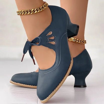 Luisa - Pumps Tacco Alto Vintage Donna Eleganti