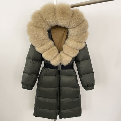 Fabiana - Cappotto Invernale Donna Lungo con Cappuccio