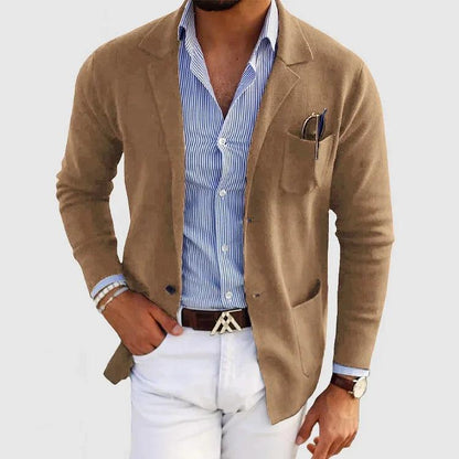 Dino - Blazer Cardigan Uomo Moderno Con Tasche