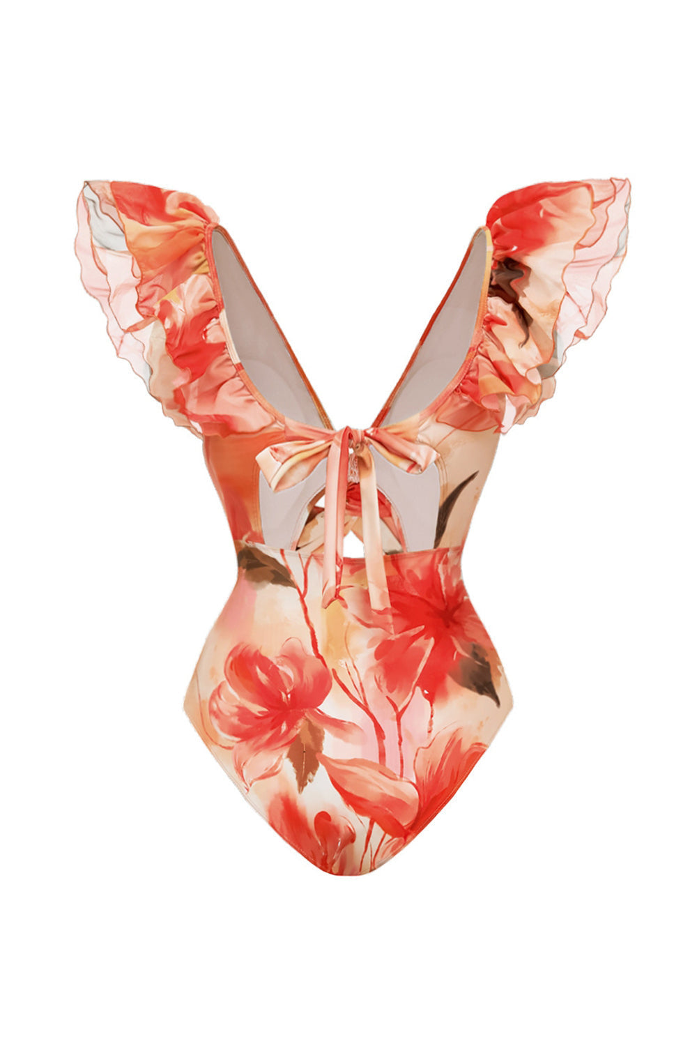 Katia – Set Bikini Con Scollo A V E Abito Da Spiaggia Coordinato