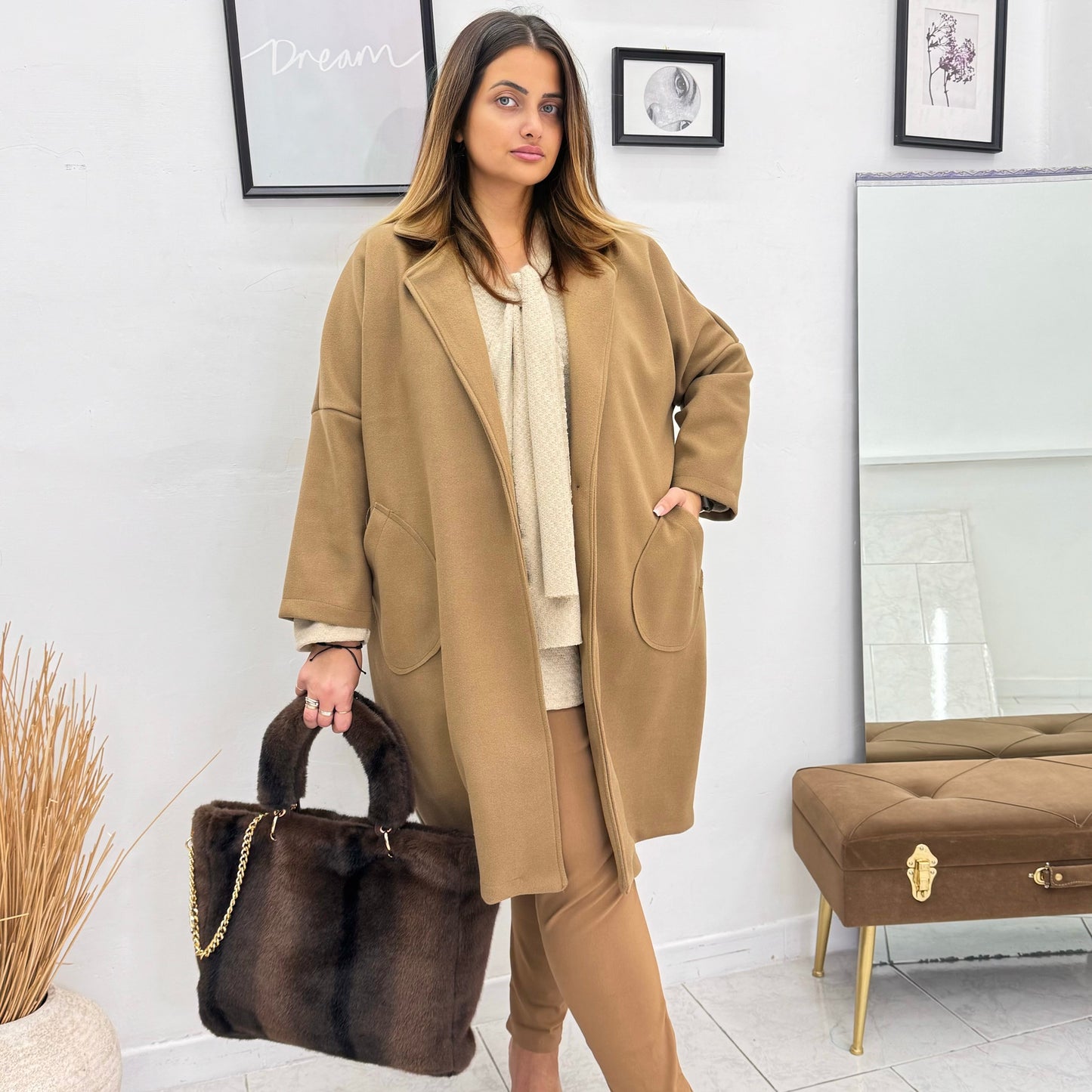 Tesara - Cappotto Dora Elegante Donna Invernale