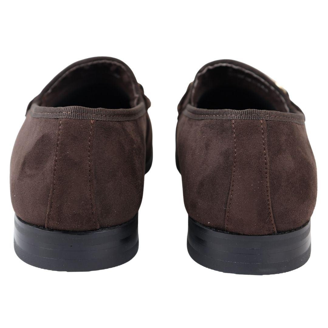 Valerio – Mocassino Uomo Slip-On in Camoscio Foderato in Pelle Formale
