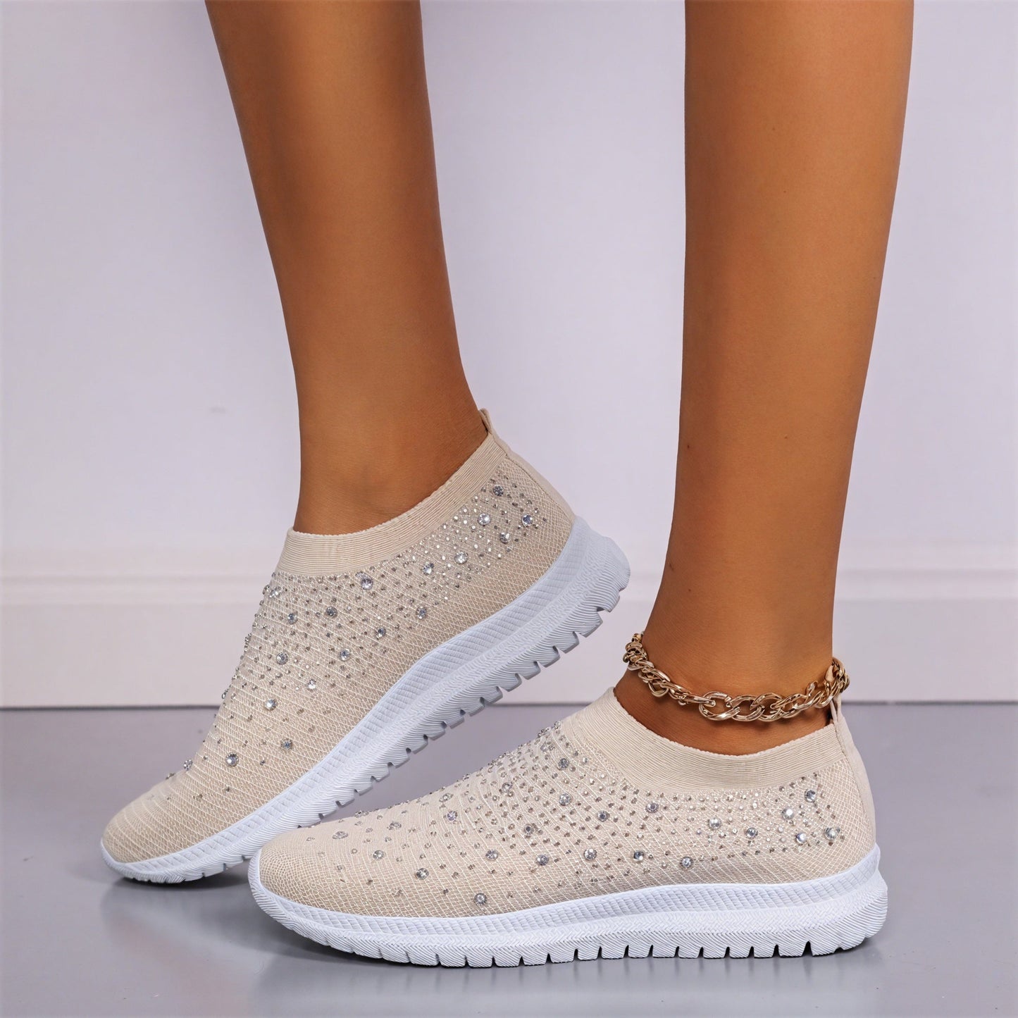 Miriam – Sneakers Slip-On Glamour Ortopediche Donna Comode