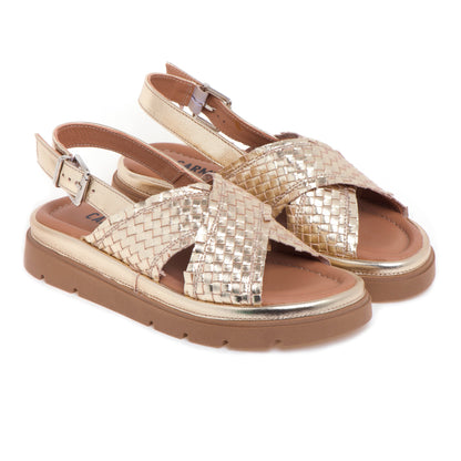 Angelica - Sandali Carmens Padova doppia fascia intrecciata
