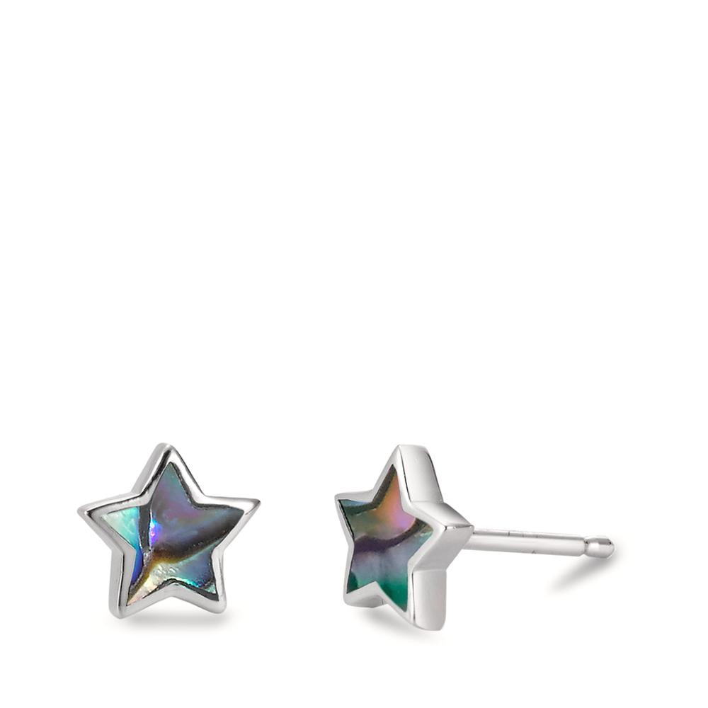 Londita – Orecchini a Bottone Argento Stella Abalone