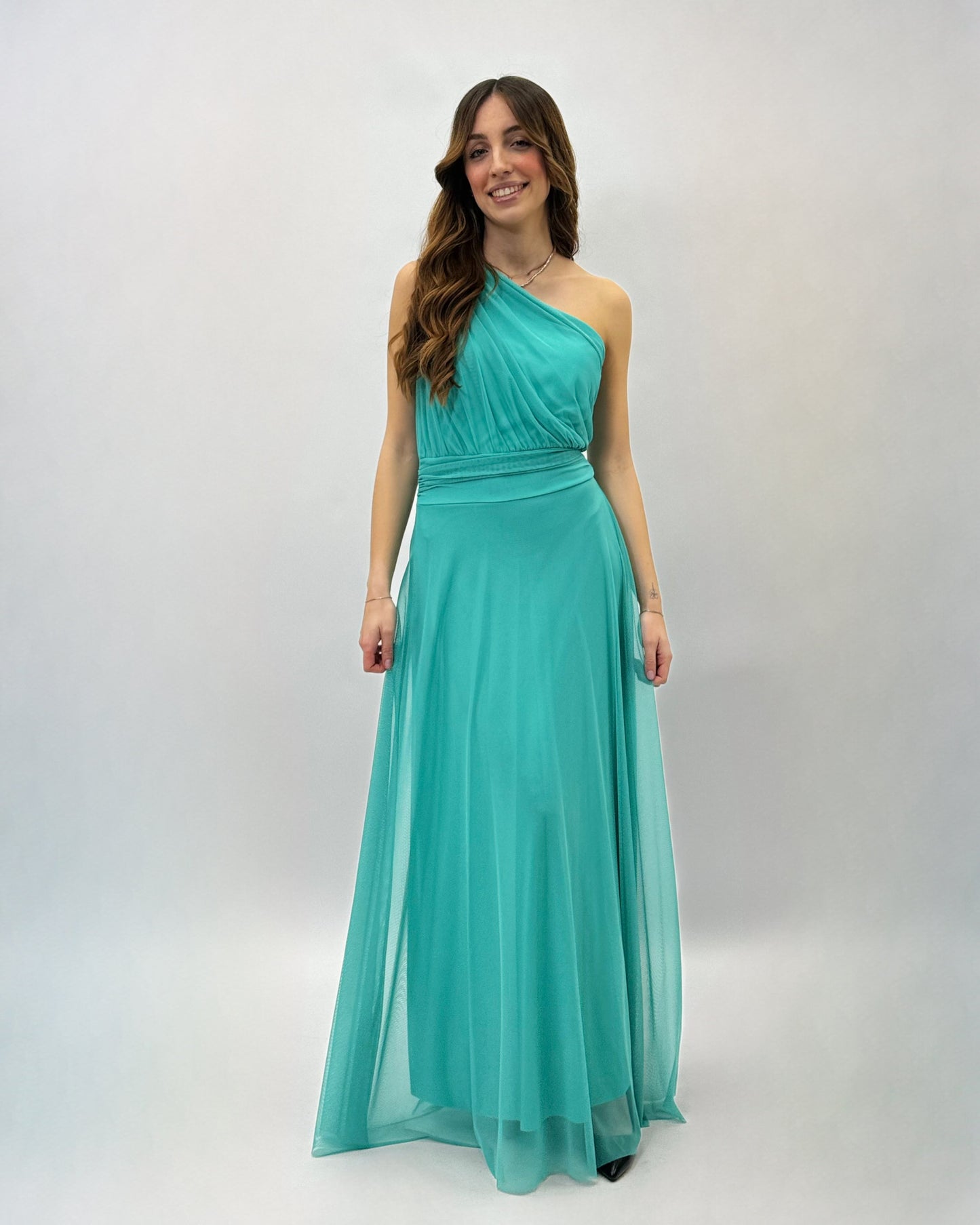 Rosilde - Abito Monospalla Caterina Donna Elegante Femminile