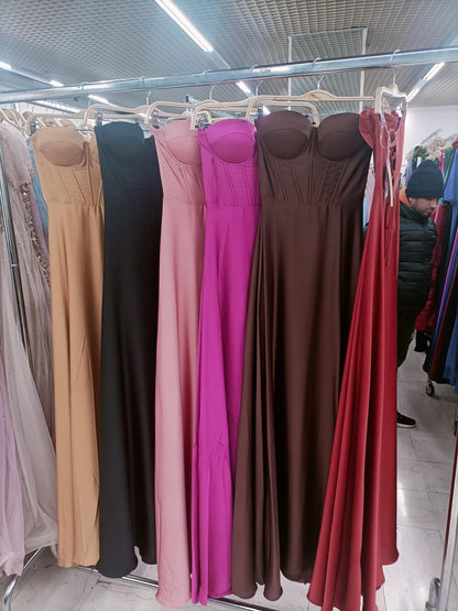 Delfina - Abito Lungo Casual Donna Elegante con Dettagli Unici