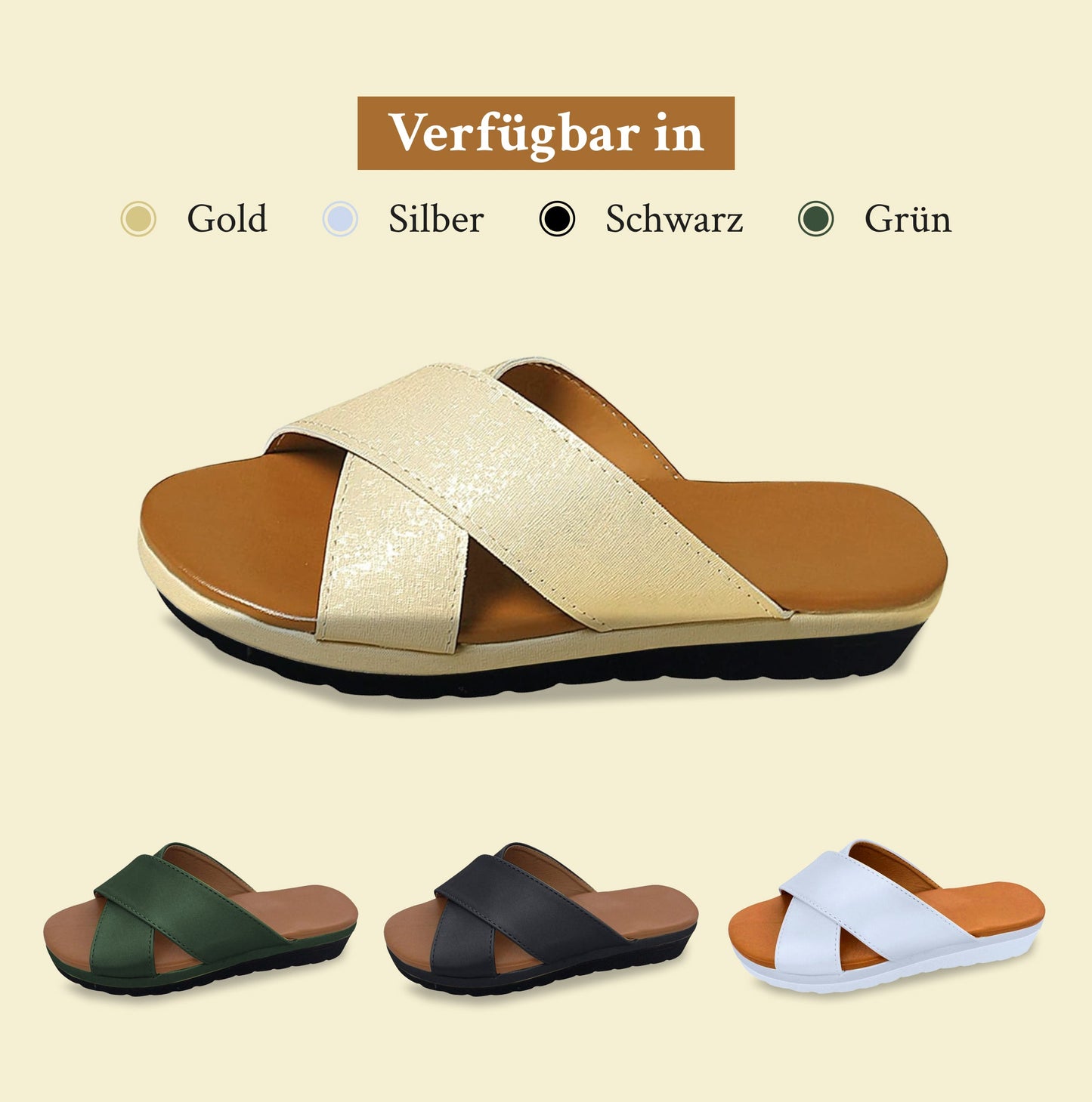 Flavia – Flip-Flop Da Esterno Con Zeppa Dal Design Moderno