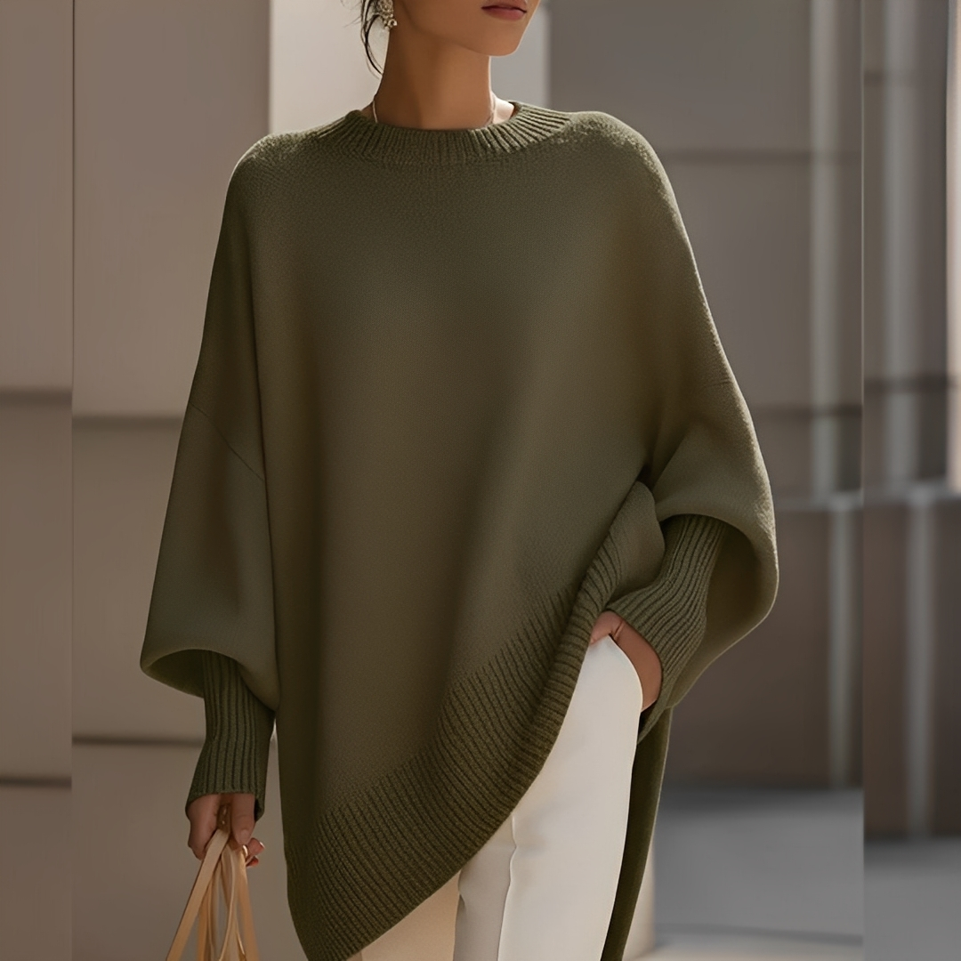 Ines – Maglione Oversize Girocollo Donna