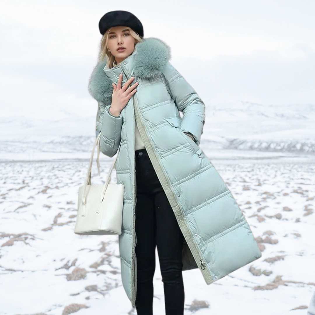 Chiara – Cappotto Lungo Invernale con Interno Isolante Caldo
