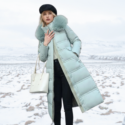 Chiara – Cappotto Lungo Invernale con Interno Isolante Caldo