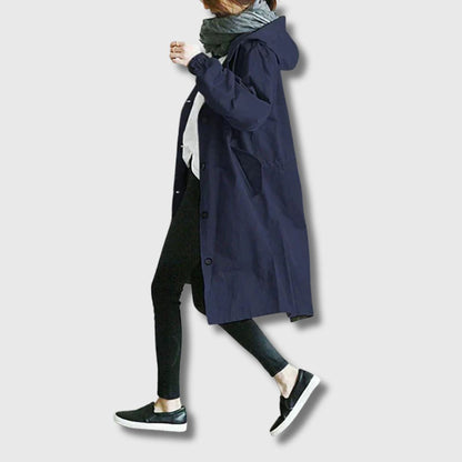 Amelia – Trench Coat Oversize Elegante da Donna