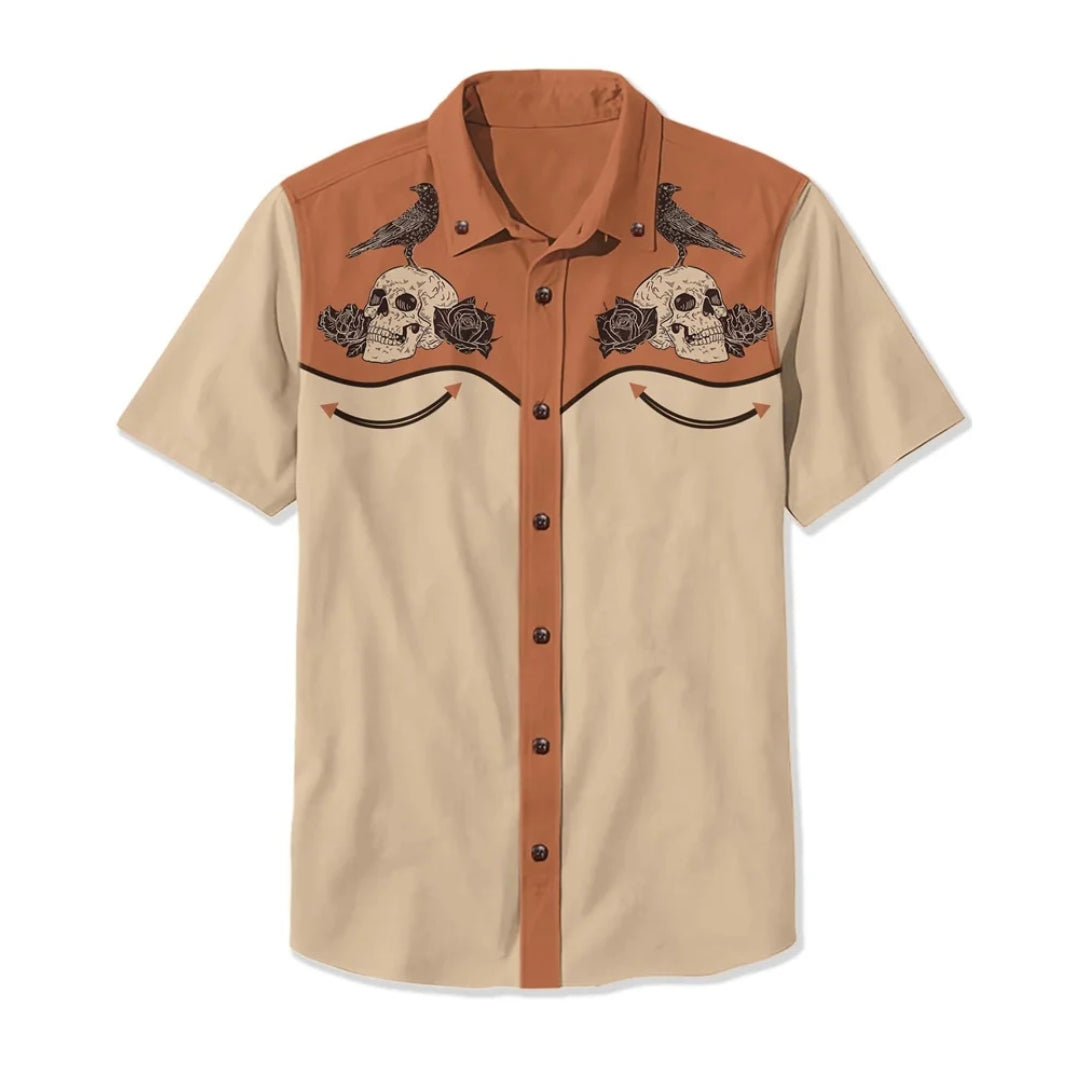 Ignazio - Camicia Uomo Western Elegante Moderna