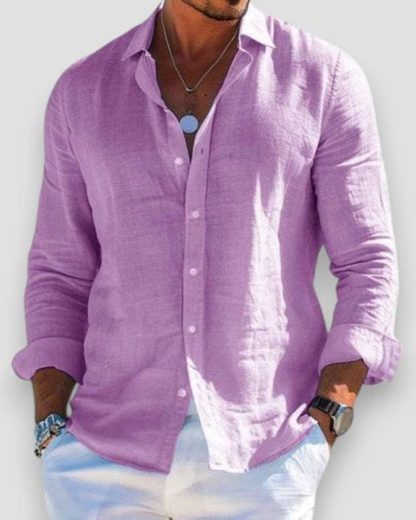 Rinaldino - Camicia Casual Elegante Uomo Moderna Versatile