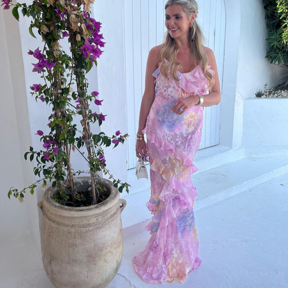 Simona – Abito Estivo Fluido Con Dettagli Rouches E Taglio Leggero