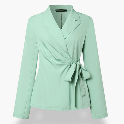 Jolie - Completo donna con giacca a fiocco elegante