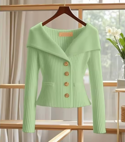 Concetta – Cardigan Corto Lavorato a Maglia