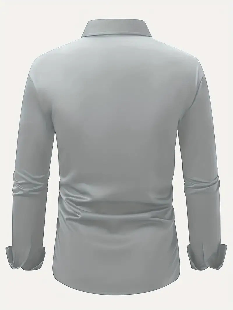 Alberto – Camicia Traspirante A Maniche Lunghe Da Uomo