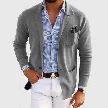 Dino - Blazer Cardigan Uomo Moderno Con Tasche