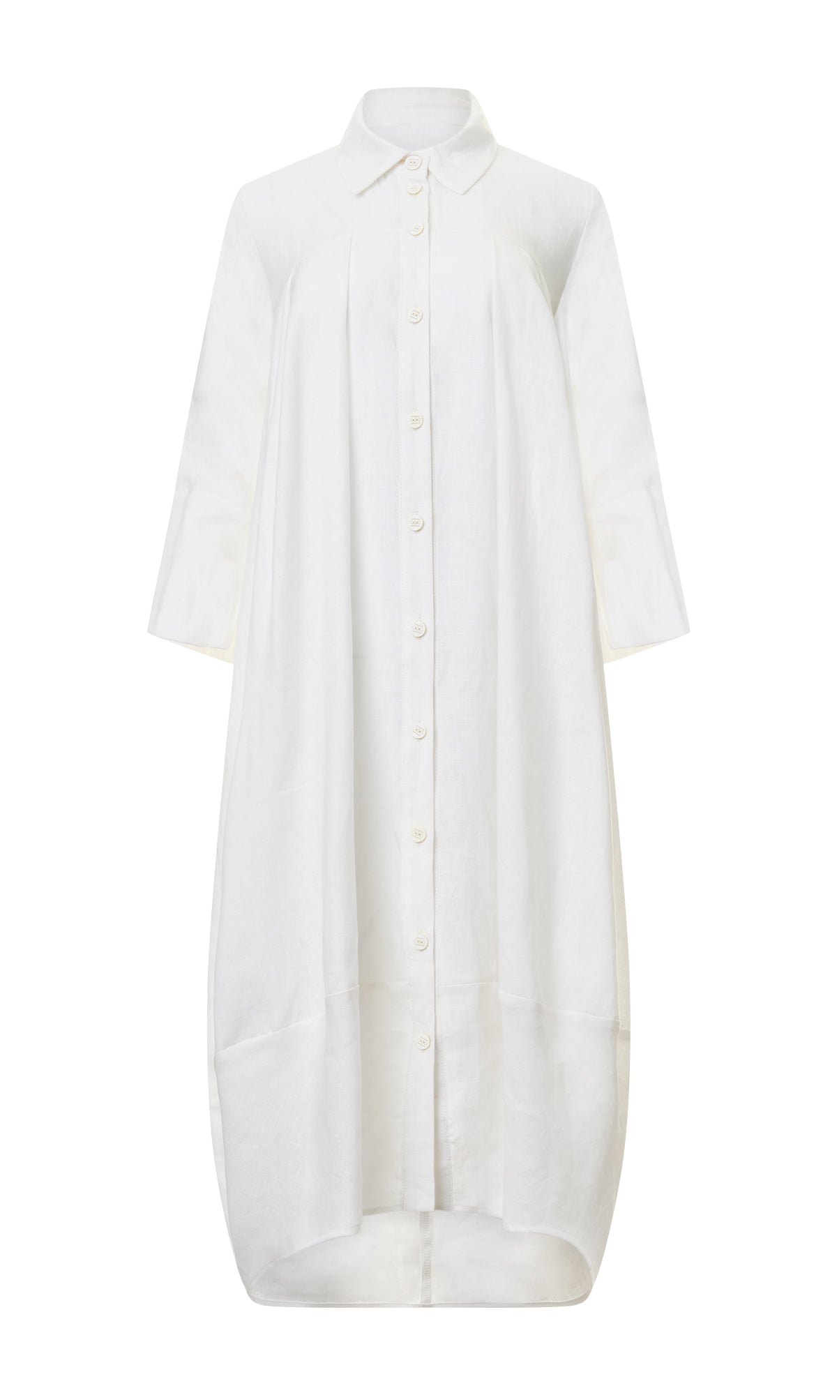 Quinara - Abito Camicia Cocoon Donna Naturale Fresco Moderno
