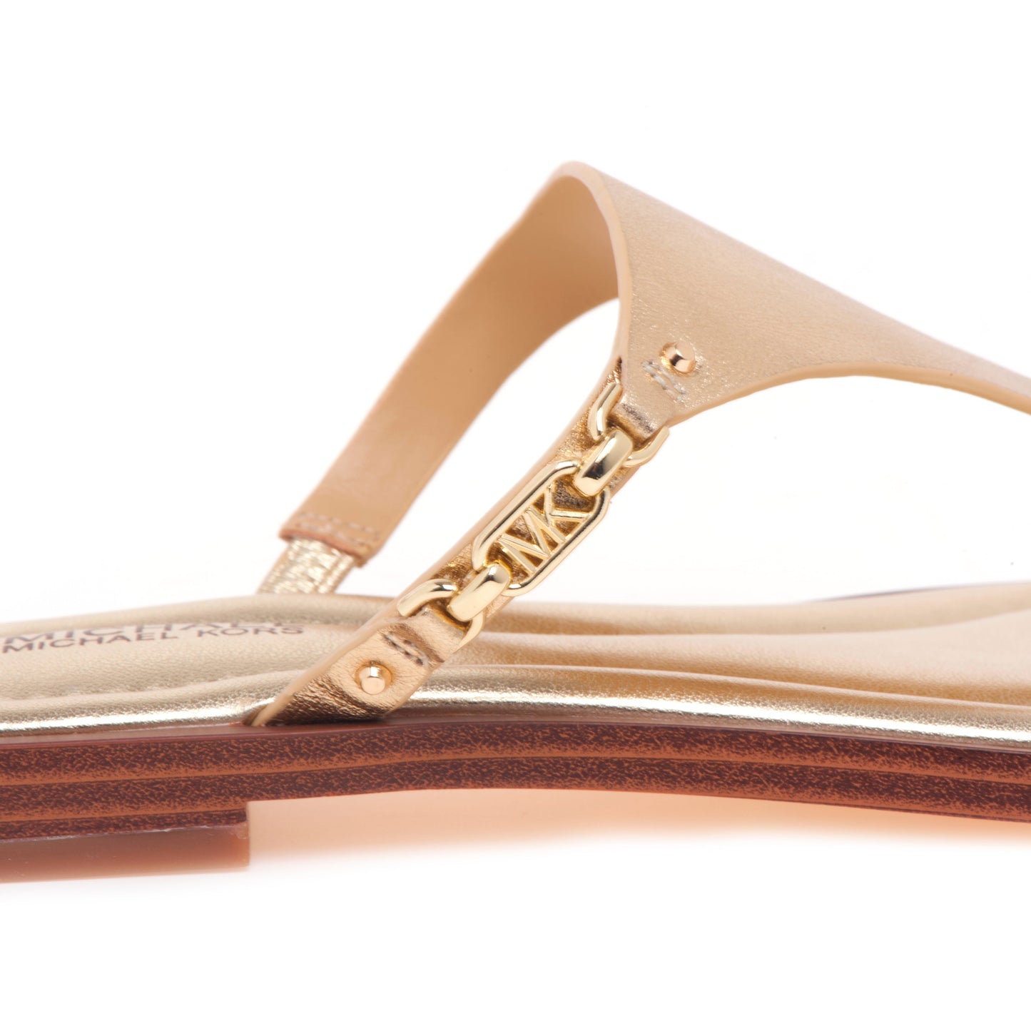 Allegra - Ciabatte infradito Michael Kors Daniella laminata