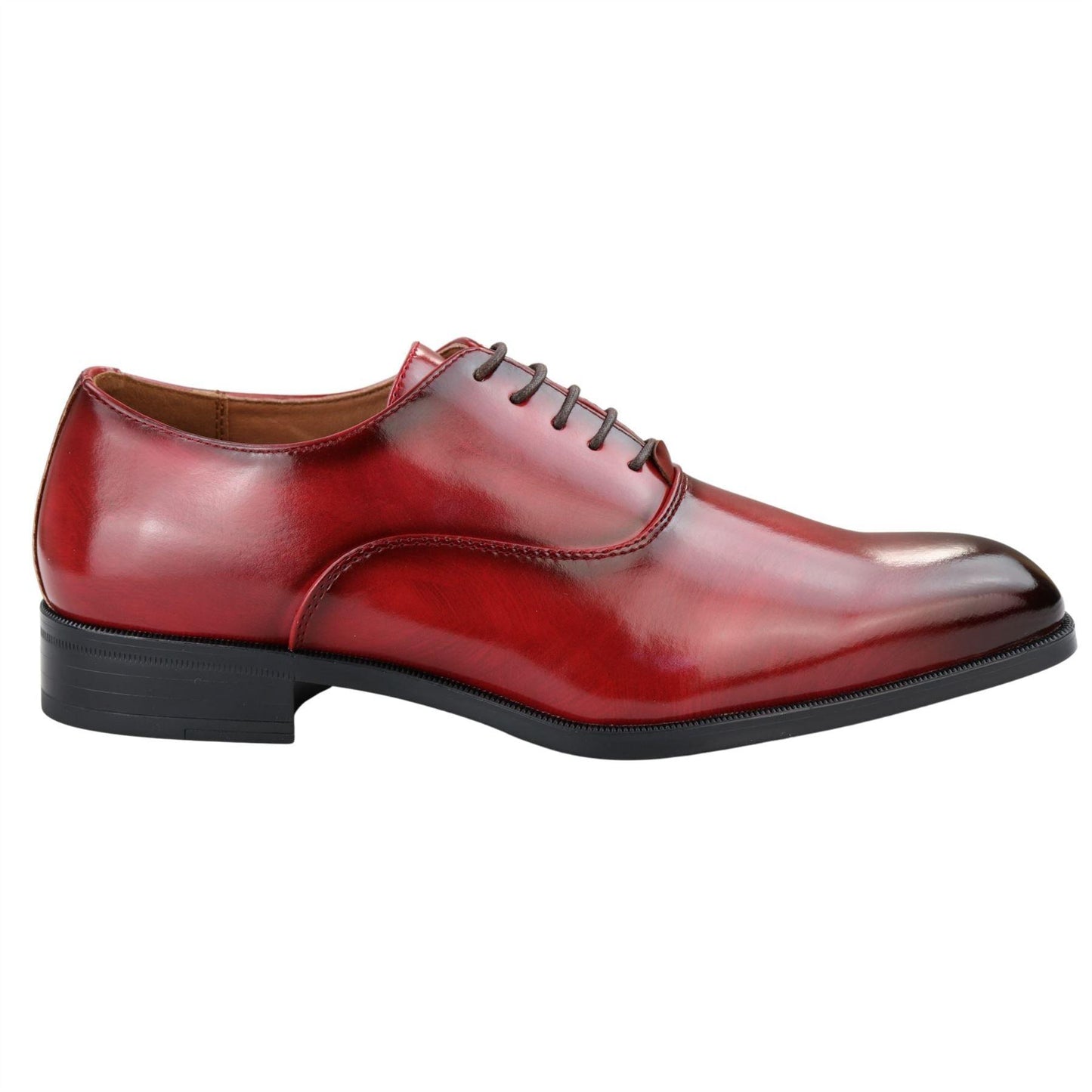 Giulio – Oxford Uomo Vernice Lucida con Lacci Punta Tonda Formale