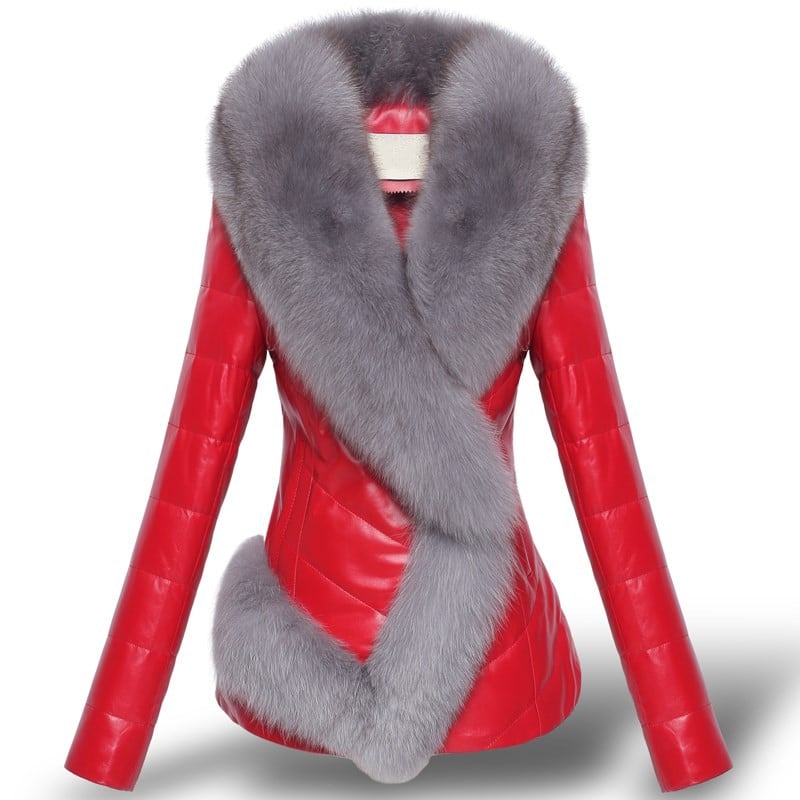 Flavia - Cappotto Invernale Corto Donna con Colletto