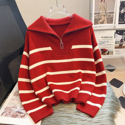 Yolanda – Maglione Casual Chic con Zip Elegante