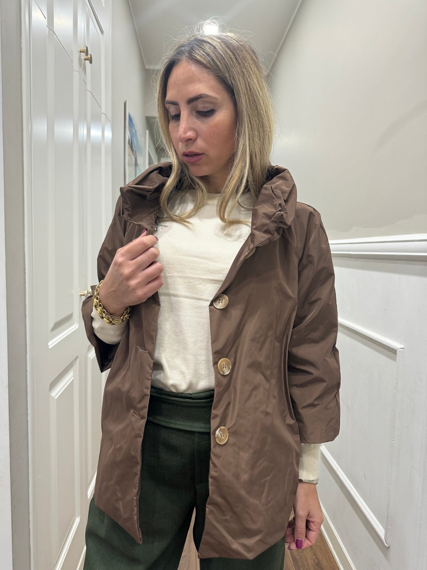 Tarina – Giacca Antivento Donna Leggera Moderna Urbana