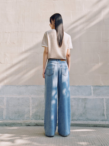 Irene - Pantaloni Donna Vita Alta Eleganti