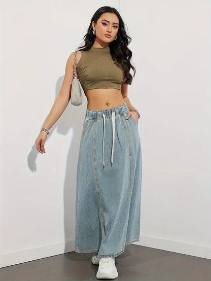 Loredana – Gonna Lunga Con Coulisse E Vestibilità Confortevole