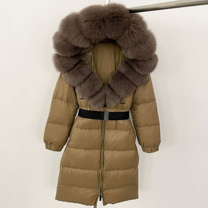 Fabiana - Cappotto Invernale Donna Lungo con Cappuccio