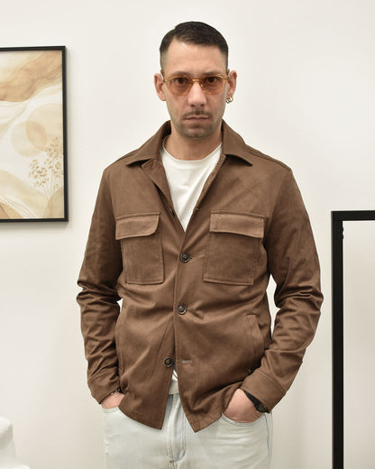 Ignazio - Giubbino Overshirt Leggero Uomo Contemporaneo