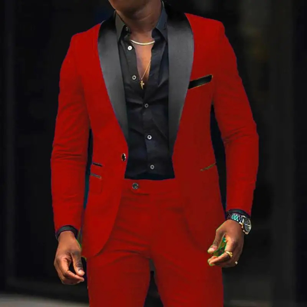 Gaspare - Completo Uomo Vestibilità Sartoriale Revers Lancia