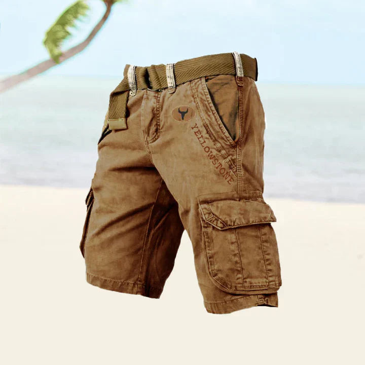 Junius - Shorts Cargo Comodi Uomo Contemporanei