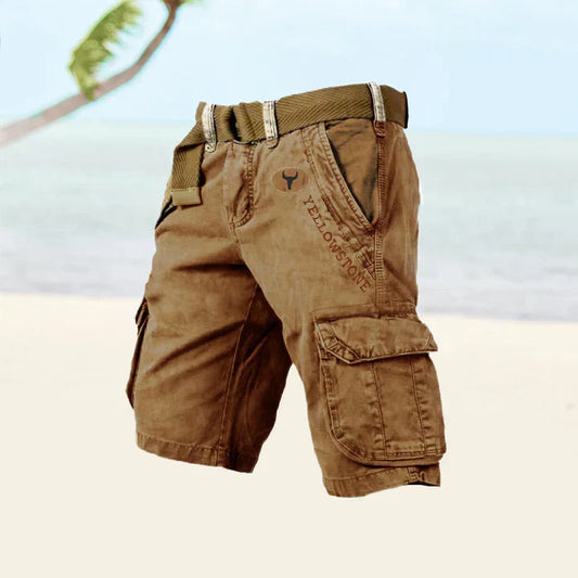 Junius - Shorts Cargo Comodi Uomo Contemporanei