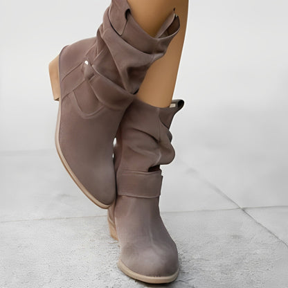 Fiorina - Stivaletti eleganti a punta tonda per donna