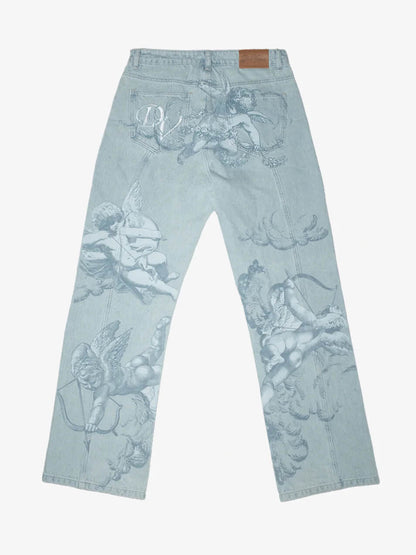 Alessandro - Jeans artistici incisi urban style uomo