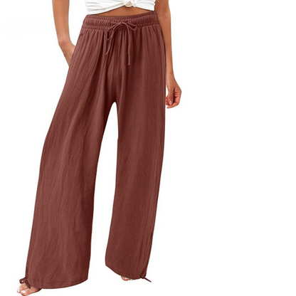 Fosca – Pantaloni Per Il Tempo Libero Dal Design Ampio E Fresco