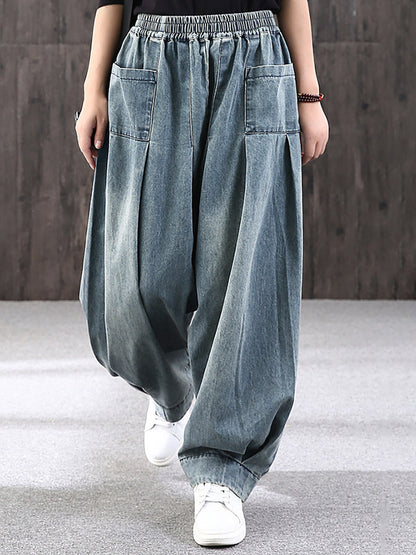 Teresa - Jeans Donna Largo Colore Semplice