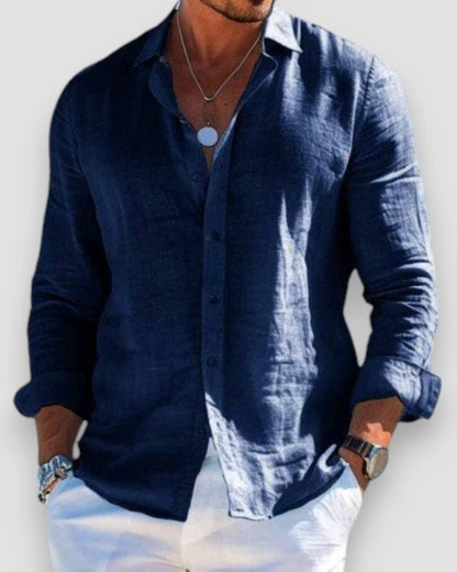 Rinaldino - Camicia Casual Elegante Uomo Moderna Versatile