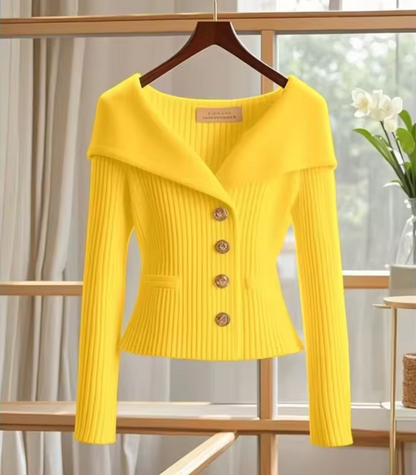 Concetta – Cardigan Corto Lavorato a Maglia