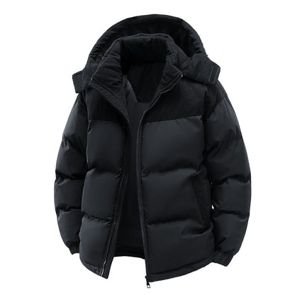 Nunzio – Giacca Invernale Con Design Color Block E Cappuccio Staccabile
