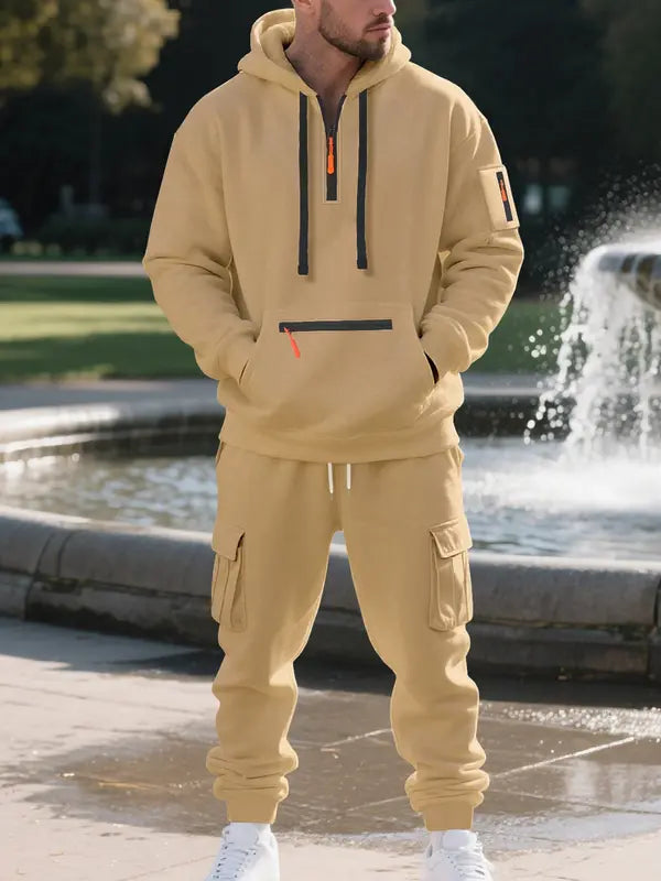 Diogene - Set Uomo Due Pezzi Elegante Con Cappuccio