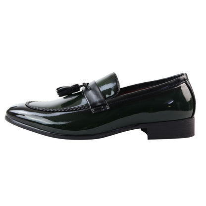 Cesare – Mocassino Uomo Vernice con Nappine Slip-On Formale