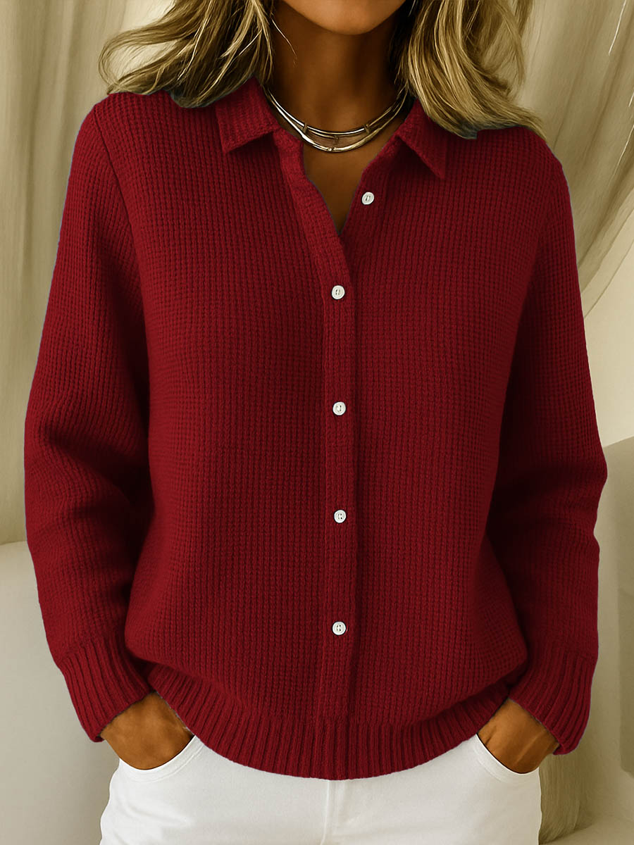 Tiburia - Cardigan Classico Donna Elegante Versatile