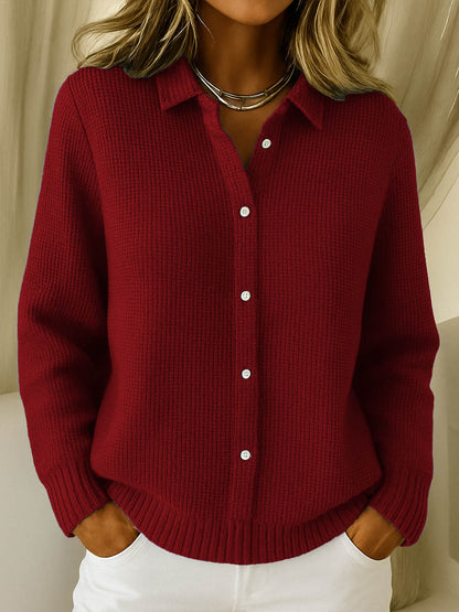 Tiburia - Cardigan Classico Donna Elegante Versatile