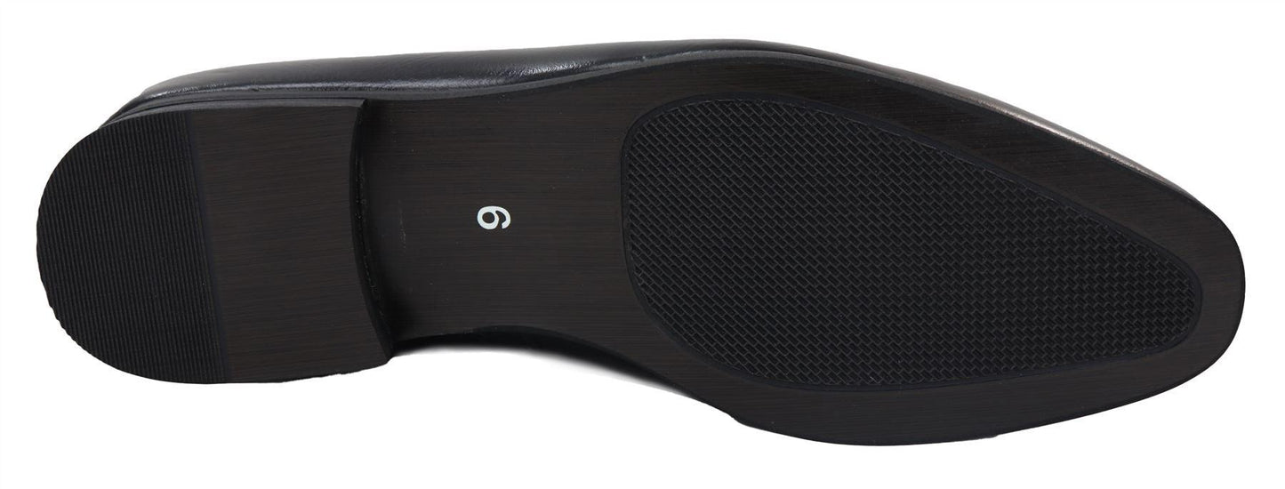 Carlo – Mocassino Uomo Slip-On Formale Nero e Marrone
